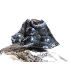 Psilomelan (Braunstein) Rohstein - Rarität - Sonderqualität - ca. 3,1 cm x 1,8 cm x 1,2 cm