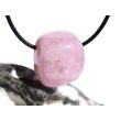 Morganit (Beryll) Schmuckstein / Trommelstein gebohrt - Sonderqualität - Rarität - ca. 2,5 cm x 2,2 cm x 1,6 cm