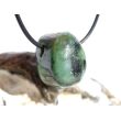 Smaragd Schmuckstein gebohrt (Beryll) - Rarität - ca. 2,3 cm x 1,8 cm x 2 cm