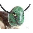 Smaragd Schmuckstein gebohrt (Beryll) - Rarität - ca. 2,3 cm x 1,8 cm x 2 cm