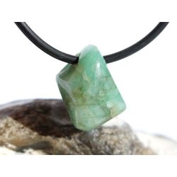 Smaragd Schmuckstein gebohrt (Beryll) - Rarit�t - ca. 1,6 cm x 1,5 cm x 1,1 cm