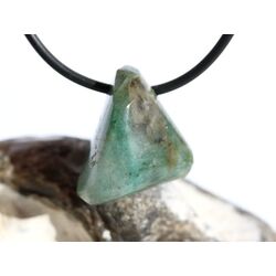 Smaragd Schmuckstein gebohrt (Beryll) - Rarit�t - ca. 2 cm x 1,9 cm x 1,4 cm