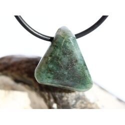 Smaragd Schmuckstein gebohrt (Beryll) - Rarit�t - ca. 2 cm x 1,9 cm x 1,4 cm