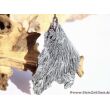 Disthen schwarz "radialstrahlig" XXXL Stufe / Rohstein gebohrt (Cyanit / Kyanit) - Rarität - Sonderqualität - ca. 9,6 cm x 6,3 cm x 1,2 cm (GKS)