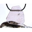 Rauchquarz hell XXL Schmuckstein / Scheibenstein gebohrt - Sonderqualität - Handarbeit - ca. 4 cm x 3,9 cm x 0,8 cm (GKS)