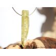Heliodor (Beryll) XXL Kristallstab-Schmuckstein / Trommelstein gebohrt - AAA-Sonderqualität - Rarität - ca. 4,7 cm x 1,2 cm x 0,9 cm