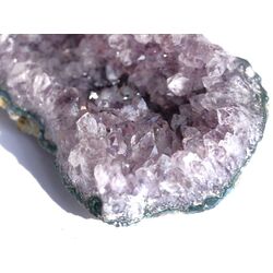 Amethyst Kristallstufe / Ladestufe hell  (Uruquai) - Sonderqualitt  - ca. 11,7 cm x 7,7 cm x 6,3 cm