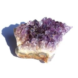 Amethyst Kristallstufe mitteldunkel (Brasilien) -...