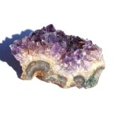 Amethyst Kristallstufe mitteldunkel (Brasilien) -...