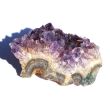 Amethyst Kristallstufe mitteldunkel (Brasilien) - Sonderqualität - ca. 5,6 cm x 3,7 cm x 3,4 cm