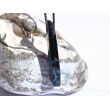 Pietersit XXXL Schmuckstein / Scheibenstein gebohrt - AA-Sonderqualität - Rarität - Handarbeit - ca. 5,9 cm x 1,3 cm x 0,8 cm