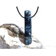 Pietersit XXXL Schmuckstein / Scheibenstein gebohrt - AA-Sonderqualität - Rarität - Handarbeit - ca. 5,9 cm x 1,3 cm x 0,8 cm
