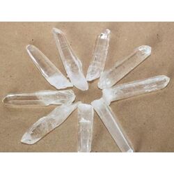 Bergkristall Kristallst�be natur / Nadeln - sch�ne Qualit�t - ca. 2,6 - 3,3 cm / ca. 1,5-3 g/St