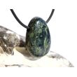 Eldarit "Nebulastein" (Meta-Rhyolith / Kugelrhyolith) Trommelstein gebohrt - ca. 3 cm x 2 cm x 1,1 cm