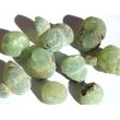 Prehnit-Kollen / Prehnit-Kugeln grün Wassersteine-Sonderqualität / Rohsteine extra angetrommelt - Rarität - ca. 100 g (GKS)