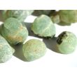Prehnit-Kollen / Prehnit-Kugeln grün Wassersteine-Sonderqualität / Rohsteine extra angetrommelt - Rarität - ca. 100 g (GKS)