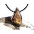 Bronzit Trommelstein / Schmuckstein gebohrt - Sonderqualität - ca. 2,8 cm x 1,8 cm x 1,1 cm