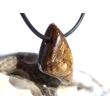 Bronzit Trommelstein / Schmuckstein gebohrt - Sonderqualität - ca. 2,8 cm x 1,8 cm x 1,1 cm