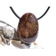 Versteinertes Holz Trommelstein gebohrt - Sonderqualität - ca. 2,9 cm x 2 cm x 1,4 cm