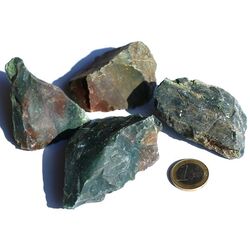 Heliotrop 1 Rohstein - ca. 78 g - Restbestand -