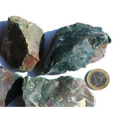 Heliotrop 1 Rohstein - ca. 78 g - Restbestand -