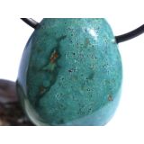 Heliotrop Trommelstein gebohrt - AA-Sonderqualität - ca. 2,7 cm x 2,2 cm x 1,3 cm