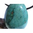 Heliotrop Trommelstein gebohrt - AA-Sonderqualität - ca. 2,7 cm x 2,2 cm x 1,3 cm