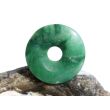 Chrysokoll mit Malachit Donut 19 mm (3,5 mm stark)