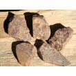 Schlangenjaspis (Schlangenstein / Fossilienkalk) Wassersteine-Sonderqualität / Rohsteine extra angetrommelt - ca. 50 g