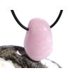 Morganit (Beryll) Schmuckstein / Trommelstein gebohrt - Sonderqualität - Rarität - ca. 3 cm x 1,9 cm x 1,4 cm