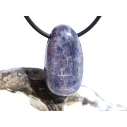 Cordierit (Iolith) Trommelstein / Scheibenstein gebohrt - ca. 3 cm x 1,6 cm x 1,2 cm