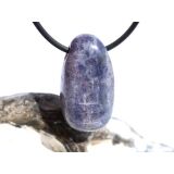 Cordierit (Iolith) Trommelstein / Scheibenstein gebohrt - ca. 3 cm x 1,6 cm x 1,2 cm
