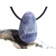 Cordierit (Iolith) Trommelstein gebohrt - ca. 2,9 cm x 1,8 cm x 1,1 cm