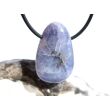 Cordierit (Iolith) Trommelstein gebohrt - ca. 2,9 cm x 1,8 cm x 1,1 cm