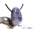 Cordierit (Iolith) Trommelstein / Scheibenstein gebohrt - ca. 2,9 cm x 2 cm x 0,9 cm