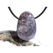 Cordierit (Iolith) Trommelstein / Scheibenstein gebohrt - ca. 2,9 cm x 1,9 cm x 1,2 cm