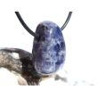 Cordierit (Iolith) Trommelstein / Scheibenstein gebohrt - ca. 2,7 cm x 1,9 cm x 1,4 cm