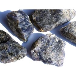 Cordierit (Iolith) Rohsteine - ca. 100 g - Restbestand -