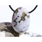 Ozeanachat Schmuckstein Cabochon / Trommelstein gebohrt...