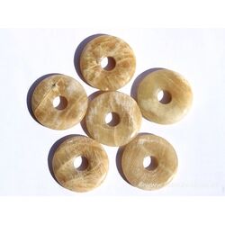 Mondstein Donut Edelstein 30 mm (5-6 mm stark) - Sonderqualitt -