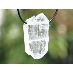 Bergkristall Fadenquarz XXL Natur-Kristall / Rohstein / Scheibenstein gebohrt - Sonderqualitt - Raritt - ca. 4,5 cm x 3 cm x 1 cm