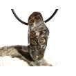 Turitella-Jaspis Trommelstein gebohrt - Sonderqualität - ca. 3,7 cm x 1,6 cm x 1,6 cm (ES)