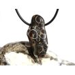 Turitella-Jaspis Trommelstein gebohrt - Sonderqualität - ca. 3,7 cm x 1,6 cm x 1,6 cm (ES)