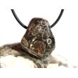 Turitella-Jaspis Trommelstein gebohrt - Sonderqualität - ca. 2,7 cm x 2,3 cm x 1,5 cm (ES)
