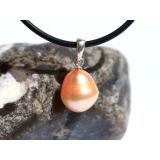 Perle (Süßwasserperle) apricot - Anhänger...