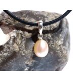 Perle (Süßwasserperle) apricot - Anhänger...