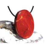 Mookait XXL Schmuckstein Cabochon / Scheibenstein gebohrt...