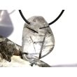 Turmalinquarz XXL Schmuckstein gebohrt - AA-Sonderqualität - Handarbeit - ca. 4,1 cm x 3,1 cm x 2,2 cm