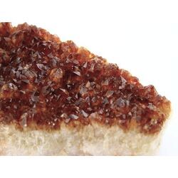 Citrin (gebr.) Kristallstufe - ca. 15 cm x 10 cm x 4,7 cm