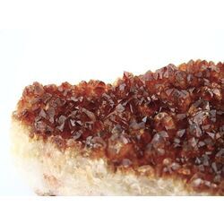 Citrin (gebr.) Kristallstufe - ca. 15 cm x 10 cm x 4,7 cm